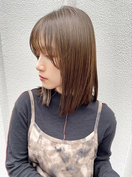 ソト 銀座(soto.) ハイライトカラー/くびれヘア/レイヤーパーマ/ミニボブ[銀座]