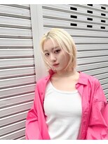 ミエルヘアーエスト 新宿店(mielhair est)&nbsp;ブロンド×ボブ☆小顔カット　【新宿】
