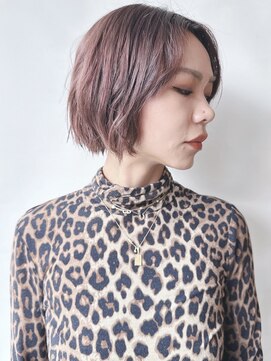 ラウンジ モリオ イケブクロ(Lounge MORIO Ikebukuro) ＊くせ毛風顎ラインボブ外国人風ミニボブ耳かけボブ大人ボブディ