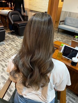 ビーチ ヘア メイク 綱島店(BEACH hair make) 誰もが憧れる、韓国風「ヨシンモリ」ロング