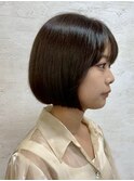 ボブ透明感カラー