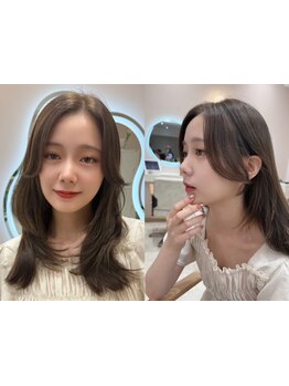 あなたに似合わせる「韓国スタイル」をご提案するサロン(LOE)トップから毛先まで洗練された韓国スタイルに