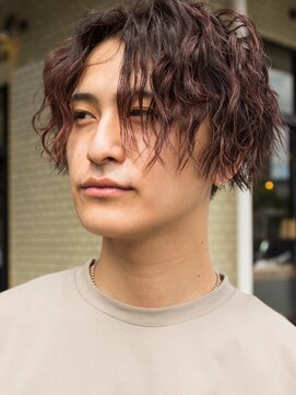 オブジェ ナチュレ(OBJE’T nature) センターパート波スパイラルパーマ【平松伸一】