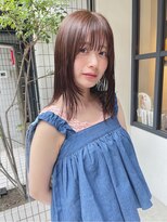 カグヤヒメシュヴシュール(kaguyahime cheveux sur) 顔周りレイヤー×透明感カラー