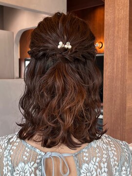 ロンド ボーイ 表参道(Lond BOY) 暗めカラー/姫カットレイヤー/マロンベージュ/くすみベージュ