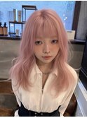 H【eitf】原宿.表参道/ペールピンク/ピンクベージュ/ブリーチ