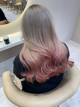 ロンド アンブル 四条烏丸(Lond ambre) ブリーチ/グレージュ/顔周り/レイヤーカット