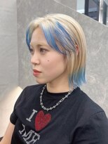 ファイブバイジエクト 堀江(FIVE by The Ect) エンドカラー/ブルーカラー/抜きっぱなしブロンド