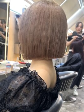 ロンド 表参道店(Lond) ケアブリーチ ダブルカラー ミルクティーベージュ