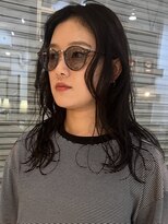 シベルバレー 横浜(sibell) ロングレイヤーカット顔周りレイヤーウルフハッシュカット韓国