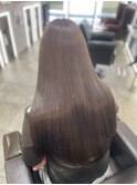 20代30代40代髪質改善カラーアッシュベージュ艶感ストレート