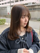 ココット 京橋店(cocotte)&nbsp;☆レイヤー／オリーブベージュ／サイドバング☆