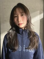 フィルムス 大阪本町(FILMS) コテ巻き風パーマ/ミディアムレイヤー/韓国巻き風/顔周りカット
