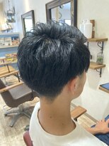 キューズ(CUES) ツーブロスパイキーショート