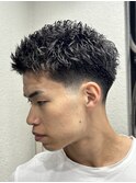 ベリーショート/ピンパーマ