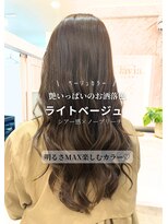 クラヴィア エクラート 梅田店(CLAVIA.ECLART) 【大阪/梅田】ブリーチなし◎/透明感/シアーカラー/ベージュ