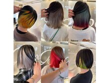 ヘアースペースブルーム ヒーロー 園田店(HAIR SPACE BLOOM hero)の雰囲気（インナーカラーも大人気です）