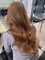 サンクマーケット 渋谷(cinq MARKET) 原宿ブリーチダブルカラーミルクティーベージュミルクブラウン