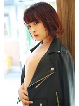 トヌコア ルア 下北沢店(TONUKOA RUA) 【TonukoaRua】切りっぱなしピンキッシュボブ