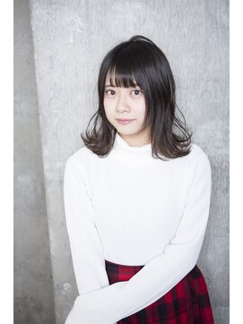 サロンドミルク 原宿(salon de MiLK) 【salon de MiLK 原宿】外ハネスタイリング×イルミナカラー