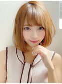 《Agu hair》大人かわいい小顔ナチュラルボブ