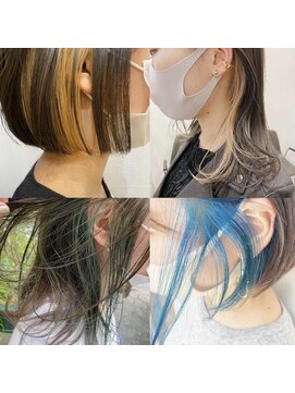 ベル 銀座並木通り店(Belle) 大人気！ケアブリーチを使ったインナーカラー