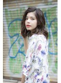 伸ばしかけアンニュイカールミディアム【miel hair bijoux】