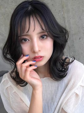 ラフィスヘアーレター 住道店(La fith hair letter) 【La fith】 ヨシンモリ×シースルーバング韓国風