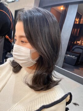 フラッグ ヘアー 天神西通り店(Flag HAIR) 大人レイヤー☆イルミナカラー☆ハイライトインナーカラー