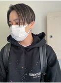 前下がり ハイライト 刈り上げ センターパート【横浜】