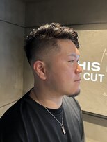 BARBERスタイル　フェード×ツイストスパイラル