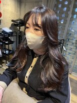 髪質改善ヘアエステ フランネル 経堂(Flannel)&nbsp;韓国風巻き髪　顔周りレイヤー