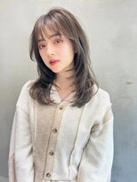 LIBERTE銀座　大人可愛いニュアンスカール×グレージュ