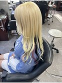 エクステで地雷#インナーカラー#地雷系