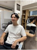 大人かき上げスタイル