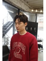 スレイ 西宮(SLAY)&nbsp;波巻きハイライトアップバングツーブロックマッシュ