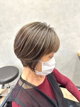 【白髪ぼかし】白髪５０%以上のお客様の白髪ぼかしとカラー施術の方法！