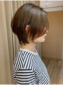 長めショートボブ