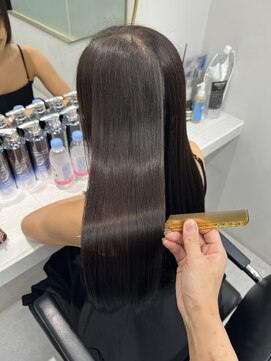 トランス(TRUNS) ケアカラー+髪質改善ULTOWAトリートメント