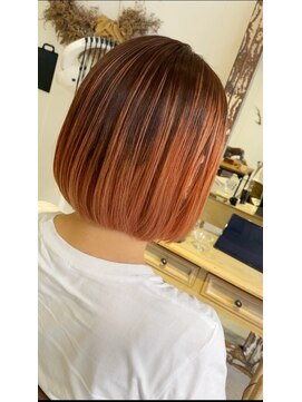 S4ヘアープロデュース(S4 hair produce) 【S4】orange × balayage