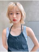 【Lloyd 大宮】ウルフボブ×ハニーブロンド