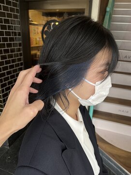 アヴァンス 天王寺店(AVANCE.) ブルーインナーカラー