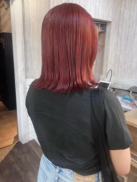 アクトゥス(AEQUITAS) ハーフブリーチカラー×レッドカラー