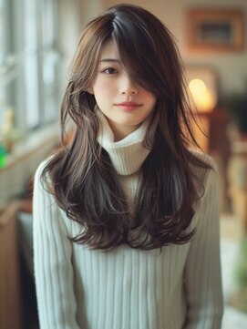 アルトリスト(Altruist Aging×HAIR&SPA) ☆オリーブグレーココアベージュ小顔クラゲヘアー/黒髪/髪質改善