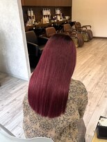 ミニム ヘアー(minim hair)&nbsp;【minim×りの】チェリーレッド