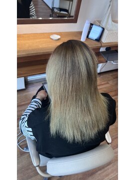 キヌ(kinu) ブリーチ毛対応　オーダーメイドストレート