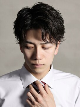 プライベートバーバー 武蔵小杉 新丸子(PRIVATE BARBER) ビジネスパーマフェザーパーマアップバング理容室バーバー