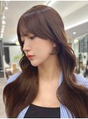 韓国ヘア/くびれヘア/顔周りカット/レイヤーカット/顔周りカット