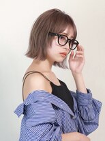 ガーデン 渋谷(GARDEN)&nbsp;小顔大人ボブ暗めカラーミディアムデザインカラー