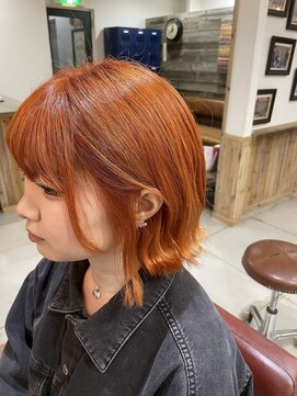 ノーム 横浜(NORM) ケアブリーチオレンジカラー